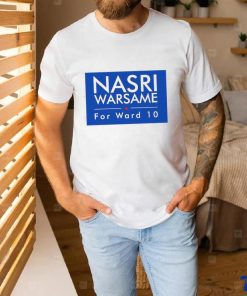Official DFL Nasri Warsame For Ward 10 Shirt