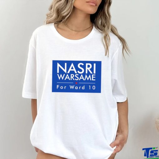 Official DFL Nasri Warsame For Ward 10 Shirt