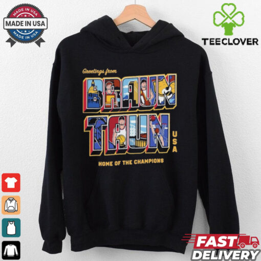 Official DNVR Braun Taun USA Home Of The Champions Shirt