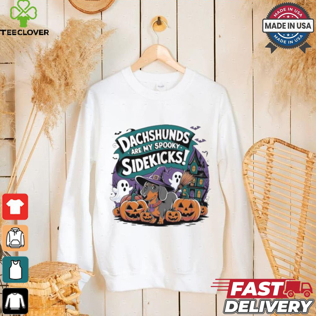 Official Dachshunds Are My Spooky Sidekicks Halloween T shirt Official Dachshunds Are My Spooky Sidekicks Halloween T shirt