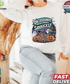 Official Dachshunds Are My Spooky Sidekicks Halloween T shirt