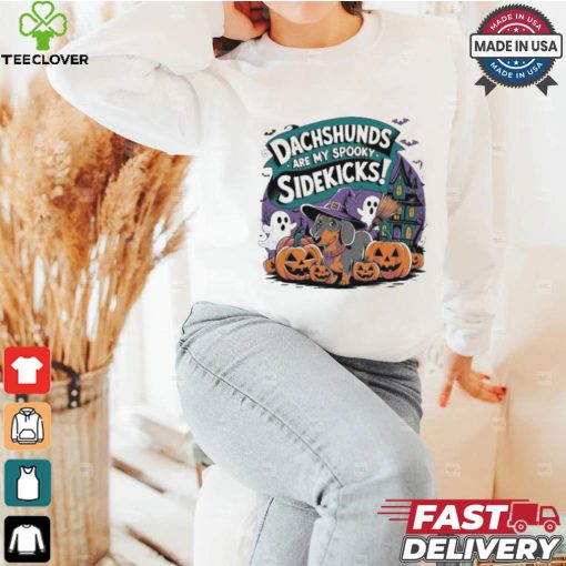 Official Dachshunds Are My Spooky Sidekicks Halloween T shirt