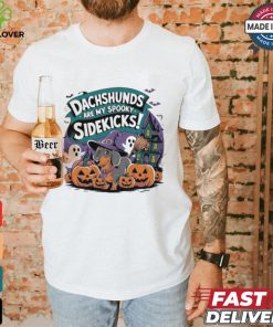 Official Dachshunds Are My Spooky Sidekicks Halloween T shirt
