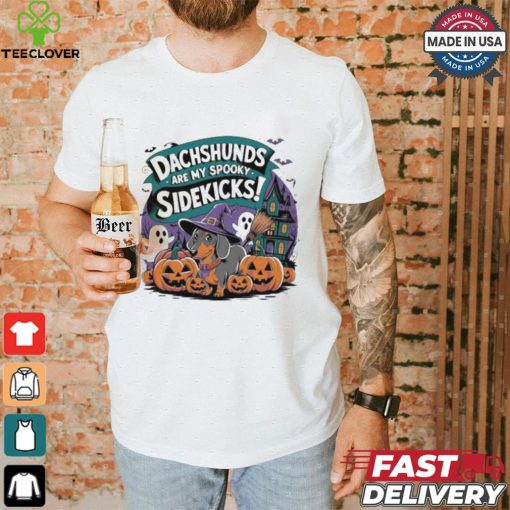 Official Dachshunds Are My Spooky Sidekicks Halloween T shirt