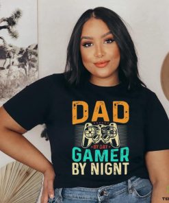 Official Dad By Day Gamer By Night Black hoodie, sweater, longsleeve, shirt v-neck, t-shirt