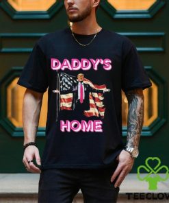 Official Daddys Home Trump American Flag Shirt