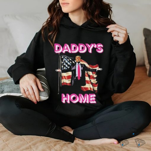 Official Daddys Home Trump American Flag Shirt