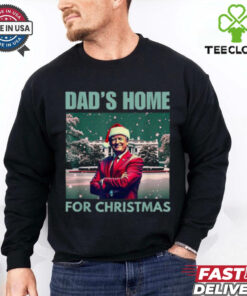 Official Dad’s home for Christmas dad Trump home for Christmas 2024 T shirt