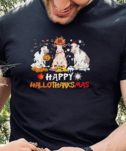 Official Dairy Cows Happy Hallothanksmas Halloween thanksgiving Christmas shirt