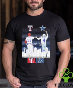 Official Dallas Adolis García and Dak Prescott signatures shirt