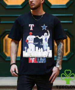Official Dallas Adolis García and Dak Prescott signatures shirt