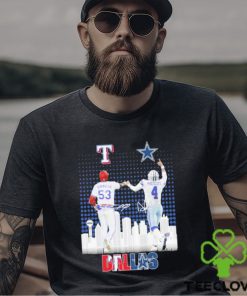 Official Dallas Adolis García and Dak Prescott signatures shirt