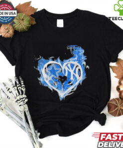 Official Dallas Cowboys And New York Yankees Heart Shirt