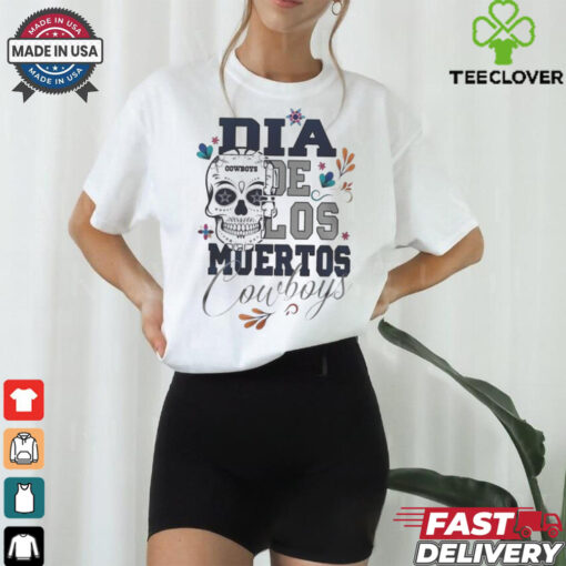 Official Dallas Cowboys Football Dia De Los Muertos Skull 2024 Shirt