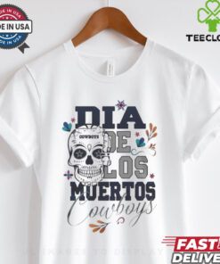 Official Dallas Cowboys Football Dia De Los Muertos Skull 2024 Shirt