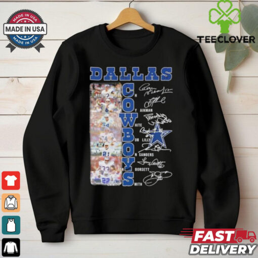 Official Dallas Cowboys Football Signature Unisex T Shirt