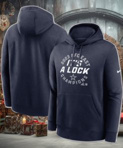 Official Dallas Cowboys Nike Navy 2023 Nfc East Division Champions Locker Room Trophy Collection Club Pullover Hoodie