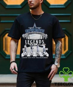 Official Dallas Cowboys The Legend thank You for the memories abbey road signatures shirt