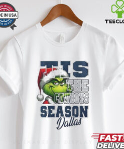 Official Dallas Cowboys Tis The Cowboys Season Dallas Grinch Christmas Shirt