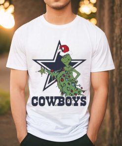Official Dallas Cowboys grinch Christmas T shirt