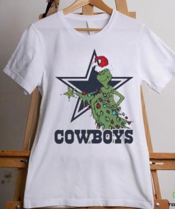 Official Dallas Cowboys grinch Christmas T shirt 2 Official Dallas Cowboys grinch Christmas T shirt