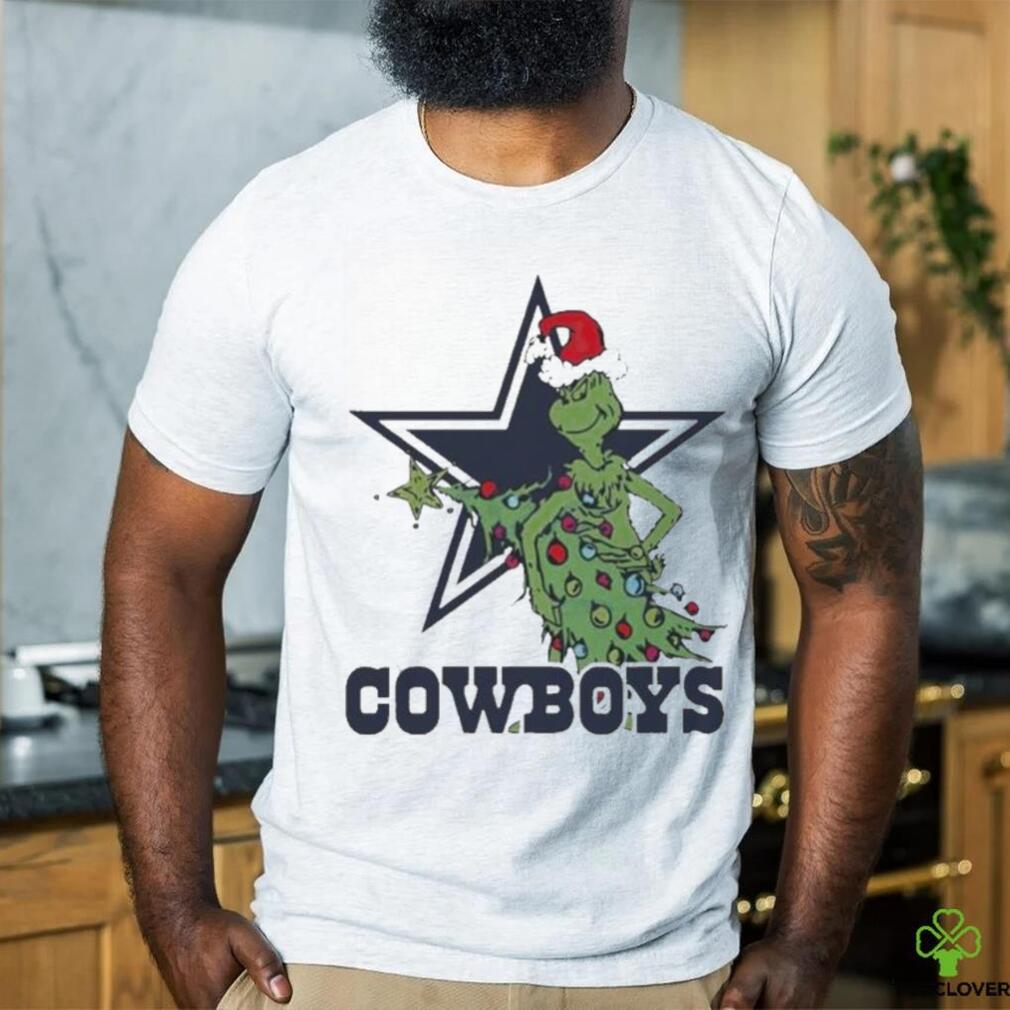 Official Dallas Cowboys grinch Christmas T shirt Official Dallas Cowboys grinch Christmas T shirt