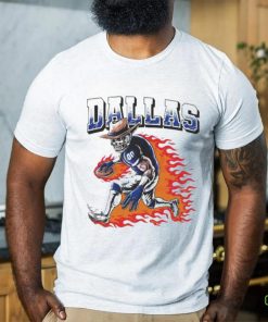 Official Dallas Football Cowboys player fire T shirt