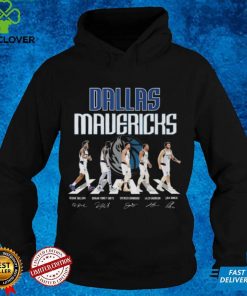 Official Dallas Mavericks Bullock and Finney Smith and Dinwiddie and Brunson and Doncic abbey road signatures shirt