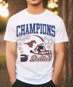 Official Dallas Smu 2023 Football Champions T Shirt