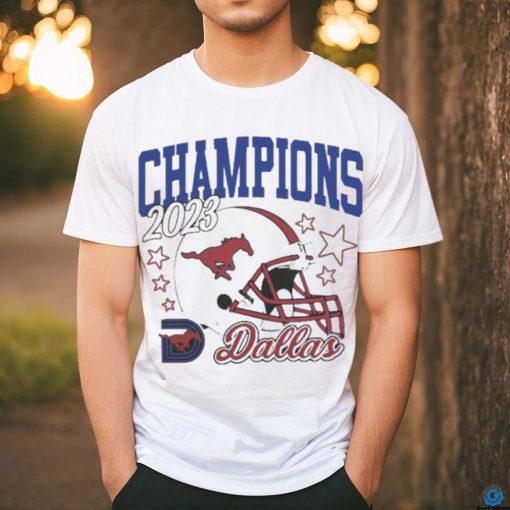 Official Dallas Smu 2023 Football Champions T Shirt