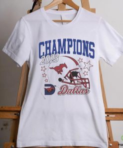 Official Dallas Smu 2023 Football Champions T Shirt