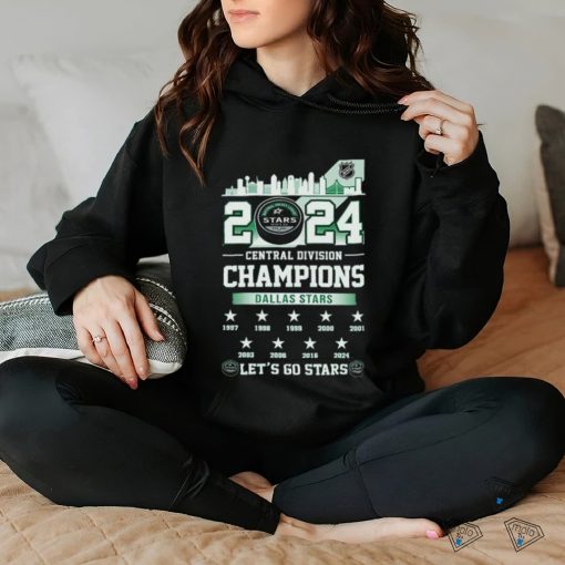 Official Dallas Stars 2024 Central Division Champions Let’s Go Stars shirt