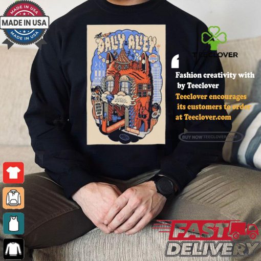 Official Dally In The Alley Sep 7 2024 Cass Corridor In Detroit MI Poster Shirt