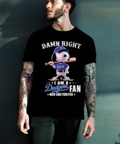 Official Damn Right I Am A Snoopy Los Angeles Dodgers Fan Now And Forever Shirt 1 Official Damn Right I Am A Snoopy Los Angeles Dodgers Fan Now And Forever Shirt