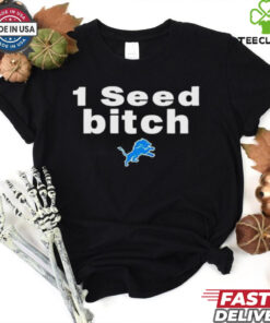 Official Dan Campbell Wearing 1 Seed Bitch lion T shirt