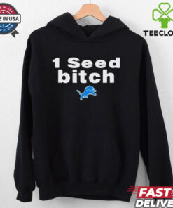 Official Dan Campbell Wearing 1 Seed Bitch lion T shirt