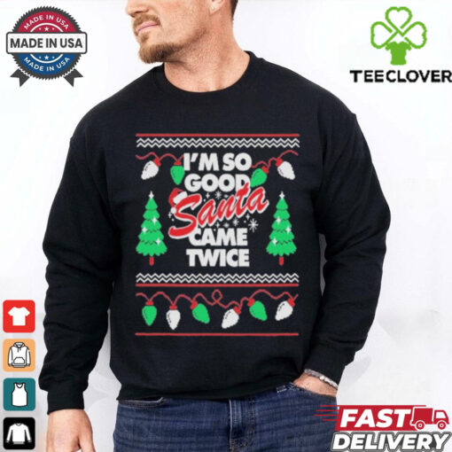 Official Danny Duncan Shirt 2024 Santa Came Twice Ugly Christmas T shirts