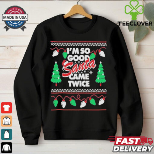 Official Danny Duncan Shirt 2024 Santa Came Twice Ugly Christmas T shirts