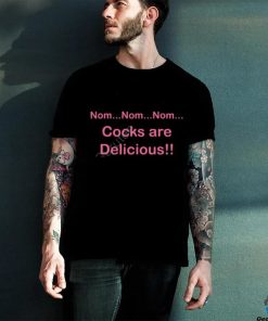 Official Dara Ó Briain Nom Nom Nom Cocks Are Delicious Tee shirt 2 Official Dara Ó Briain Nom Nom Nom Cocks Are Delicious Tee shirt