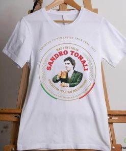 Official Dave Harvey Imported To Newcastle Upon Tyne 2023 Made In Italia Sandro Tonali Shirt