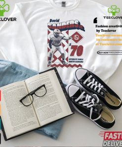 Official David Sanders Jr. Offensive Tackle North Carolina Retro Shirt