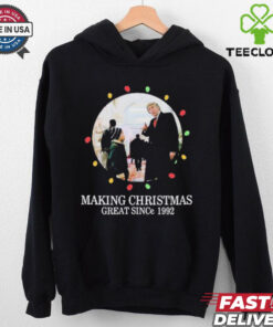 Official Davidjharrisjr Making Christmas Great Since 1992 Donald Trump t shirt