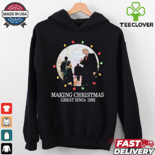 Official Davidjharrisjr Making Christmas Great Since 1992 Donald Trump t shirt