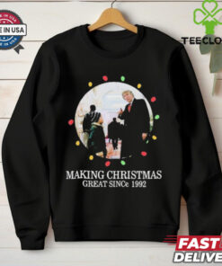 Official Davidjharrisjr Making Christmas Great Since 1992 Donald Trump T-shirt holiday and political design