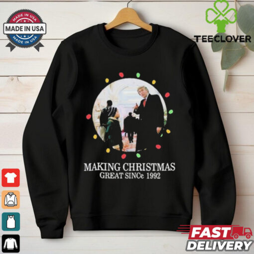 Official Davidjharrisjr Making Christmas Great Since 1992 Donald Trump t shirt