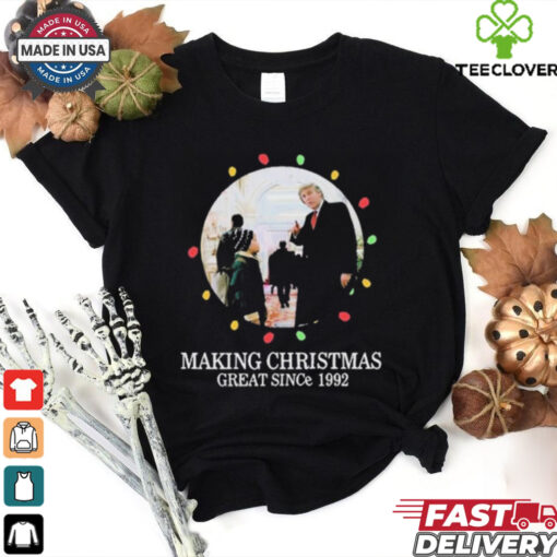 Official Davidjharrisjr Making Christmas Great Since 1992 Donald Trump t shirt
