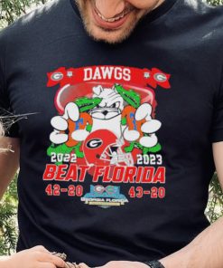 Official Dawgs Beat Florida 2022 2023 Georgia Bulldogs 43 20 Florida Final Score Shirt