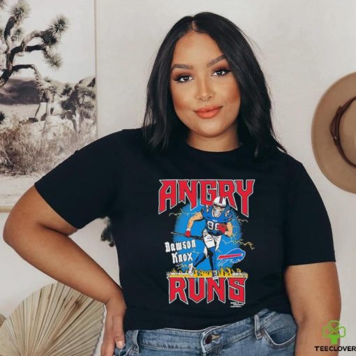 Official Dawson Knox Angry Runs Shirt