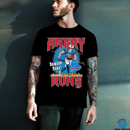 Official Dawson Knox Angry Runs Shirt