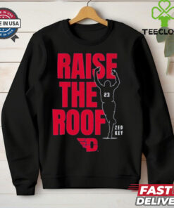 Official Dayton Basketball Zed Key Raise the Roof Shirt